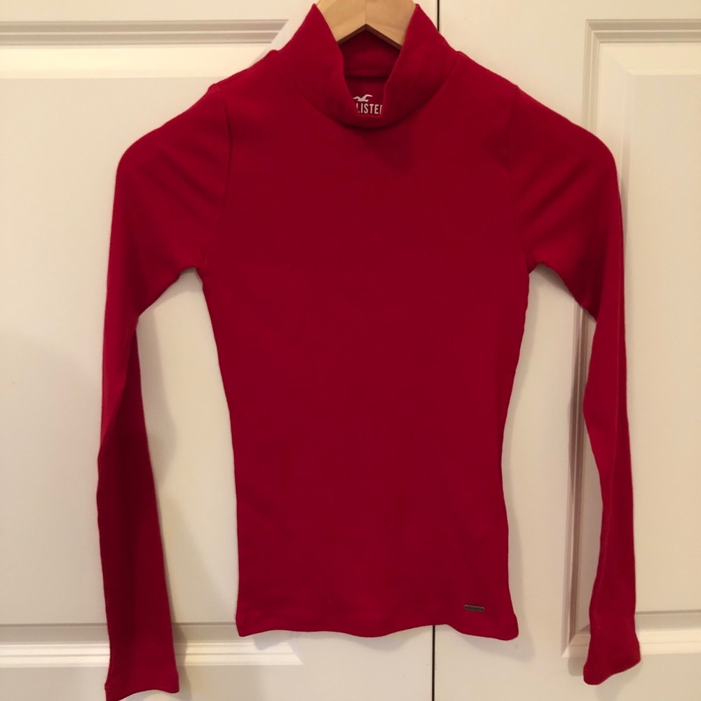 Mock Neck Long-Sleeve Tee